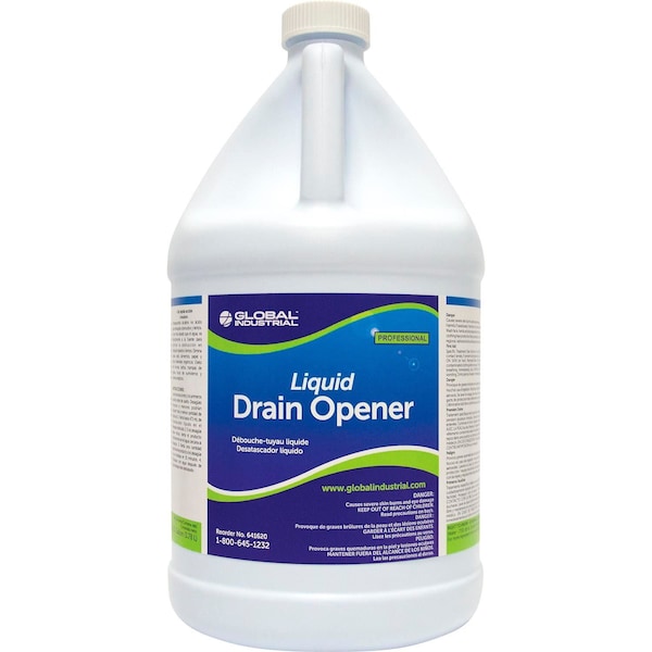 Liquid Drain Opener, 1 Gallon Bottle